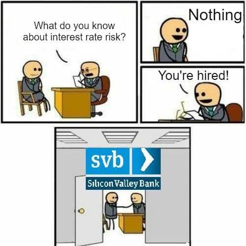 Meanwhile SVB bank : r/memes